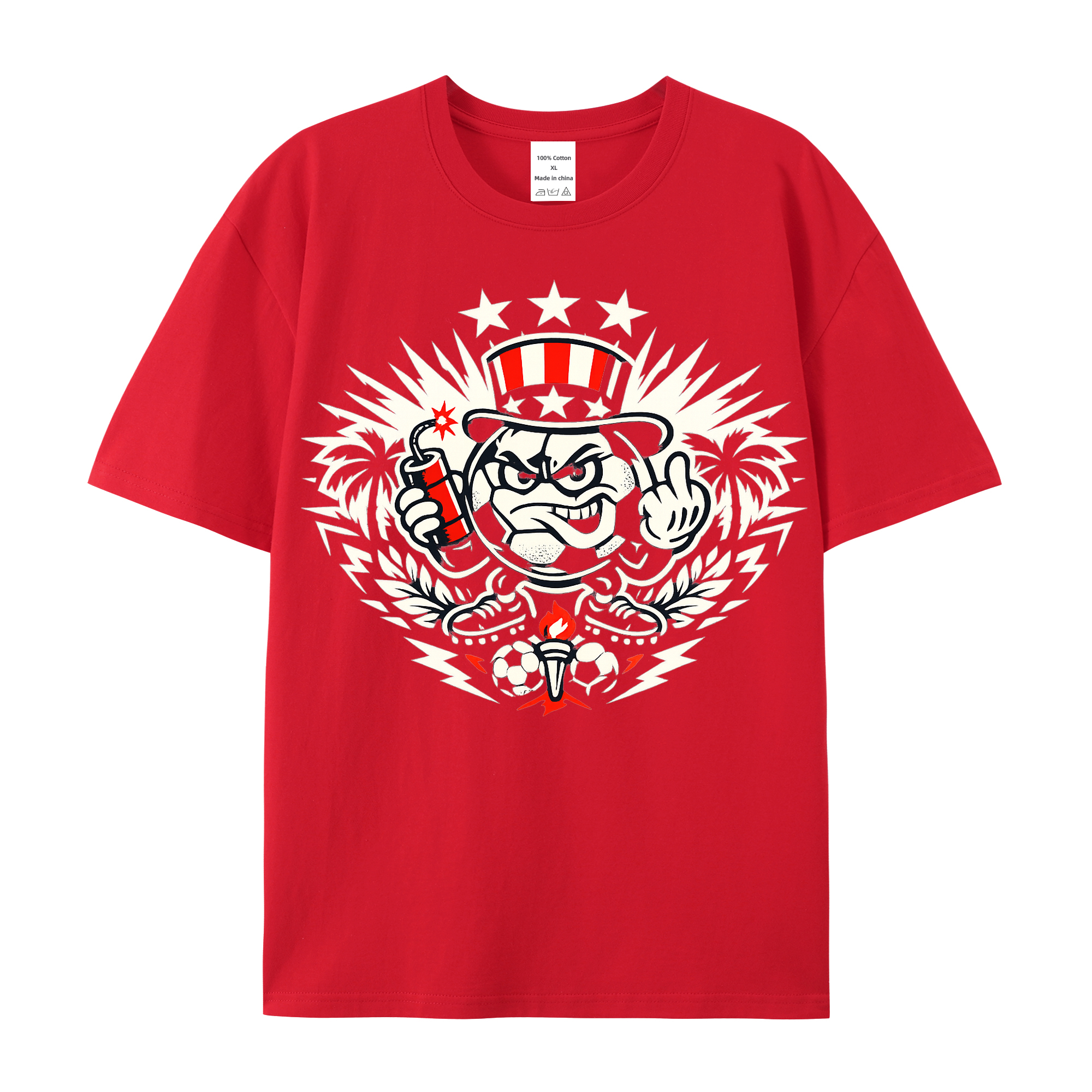 T-shirt Rasender Papierlöwe WM 2026 Vintage Parodie