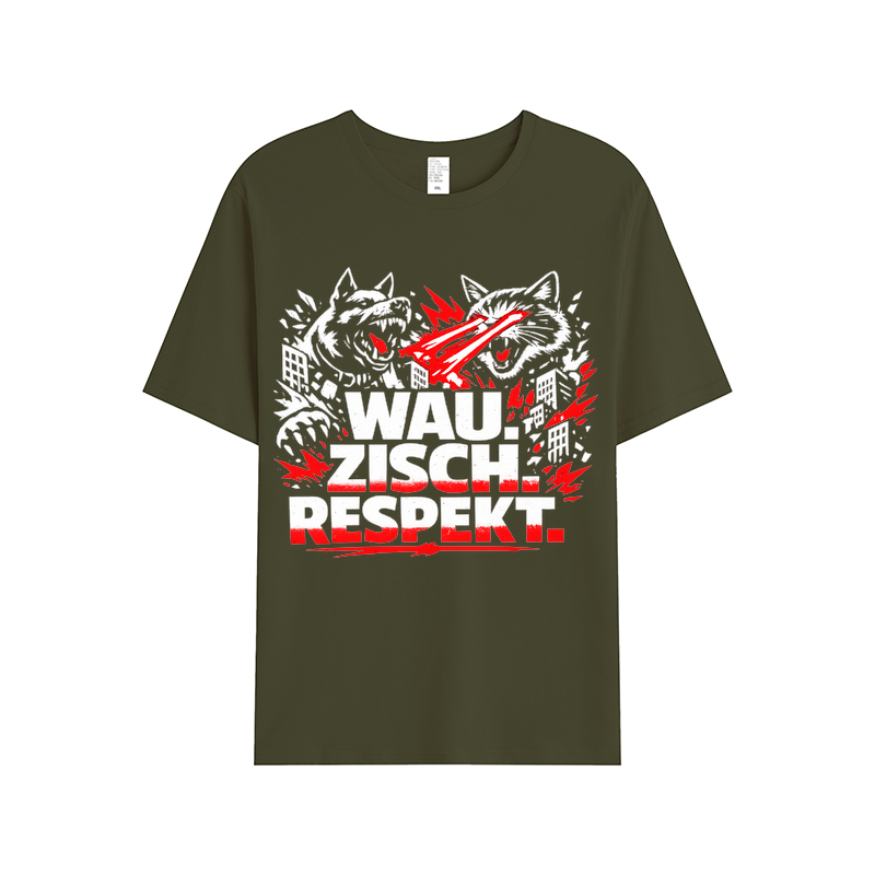 T-Shirt Wau Zisch Respekt Haustier Style