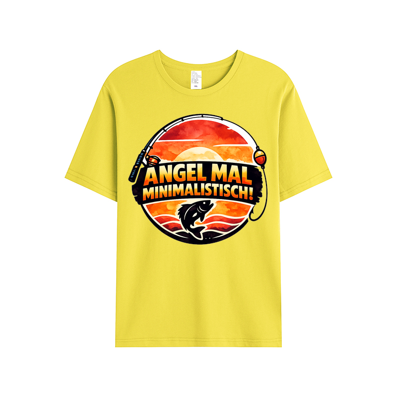 T-Shirt Minimalistisch Angeln