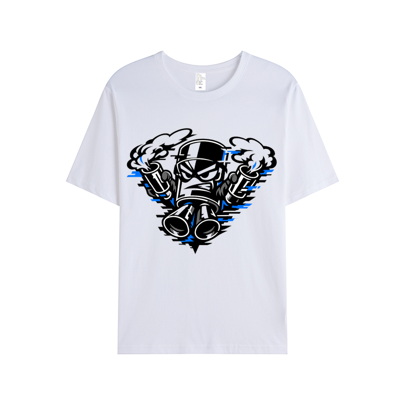 T-shirt Auspuffgeist Vector Emblem