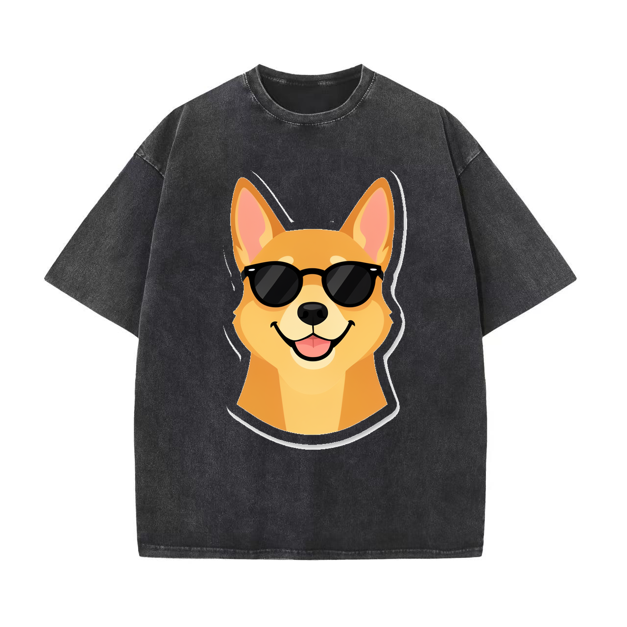 T-shirt Cool Dog Shades - Stylish Pup Design