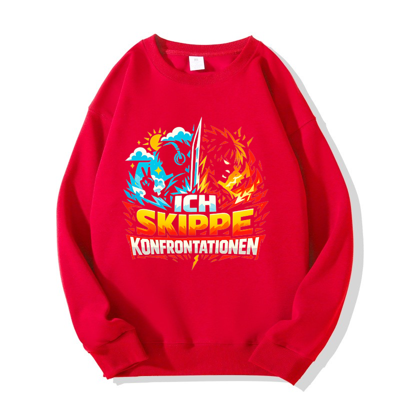 Sweatshirt Konfrontations-Mode: Skippe Ich