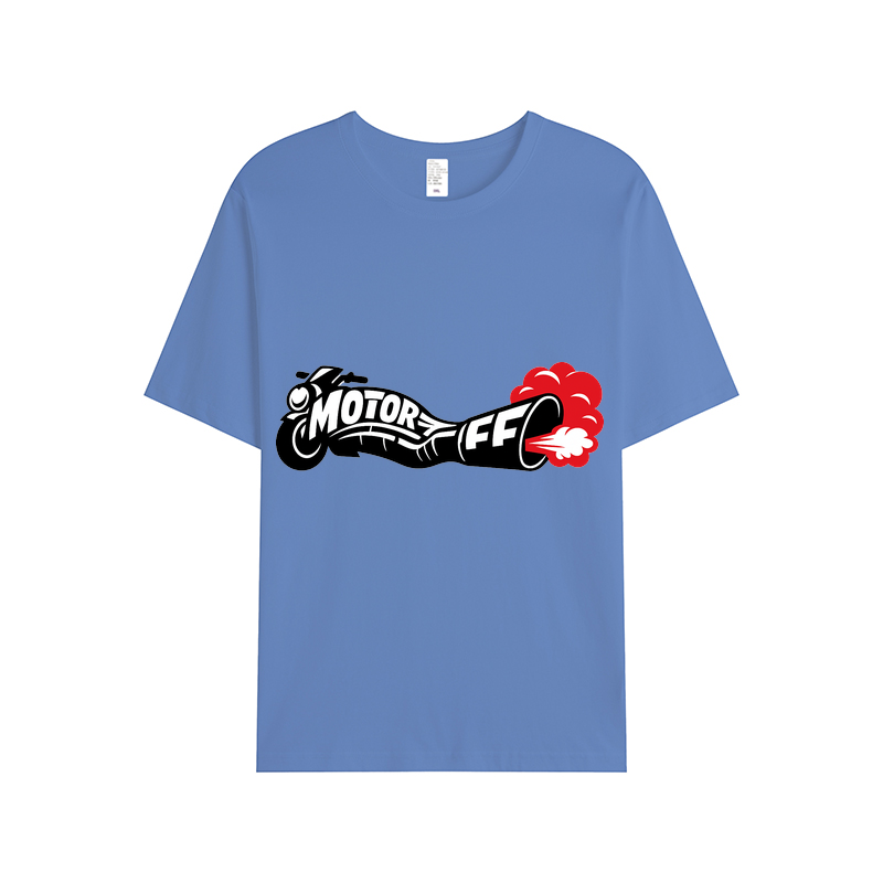 T-shirt Chromglutwirbel Motorrad Design