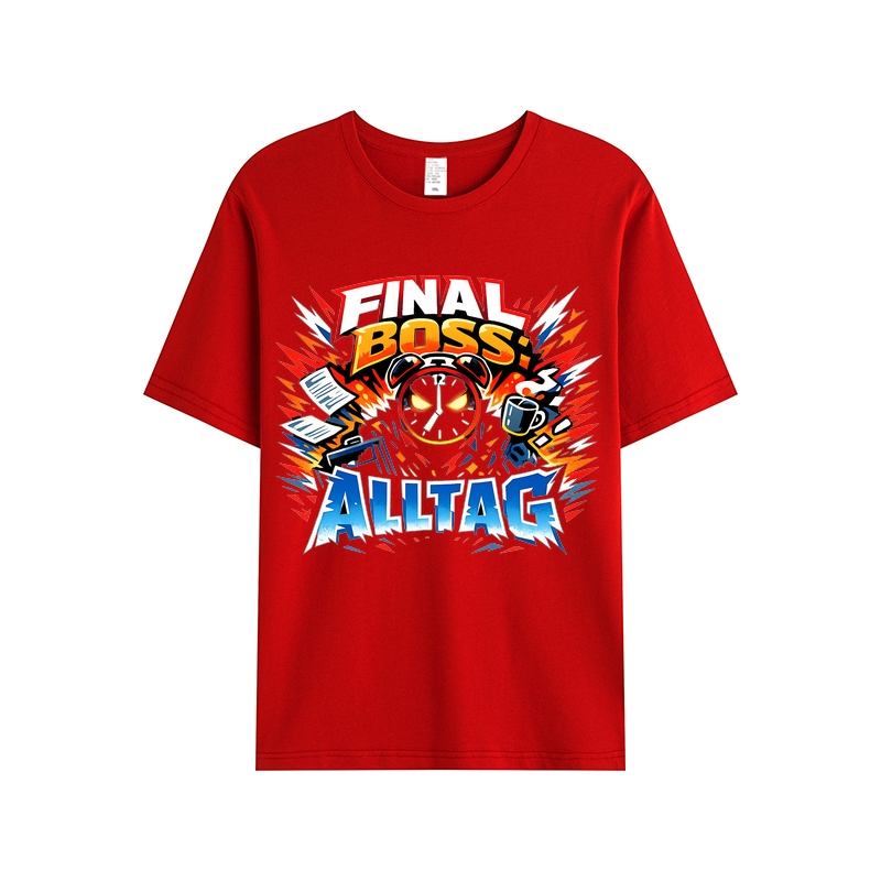 T-Shirt Final Boss Alltag – Anime Motiv für echte Helden