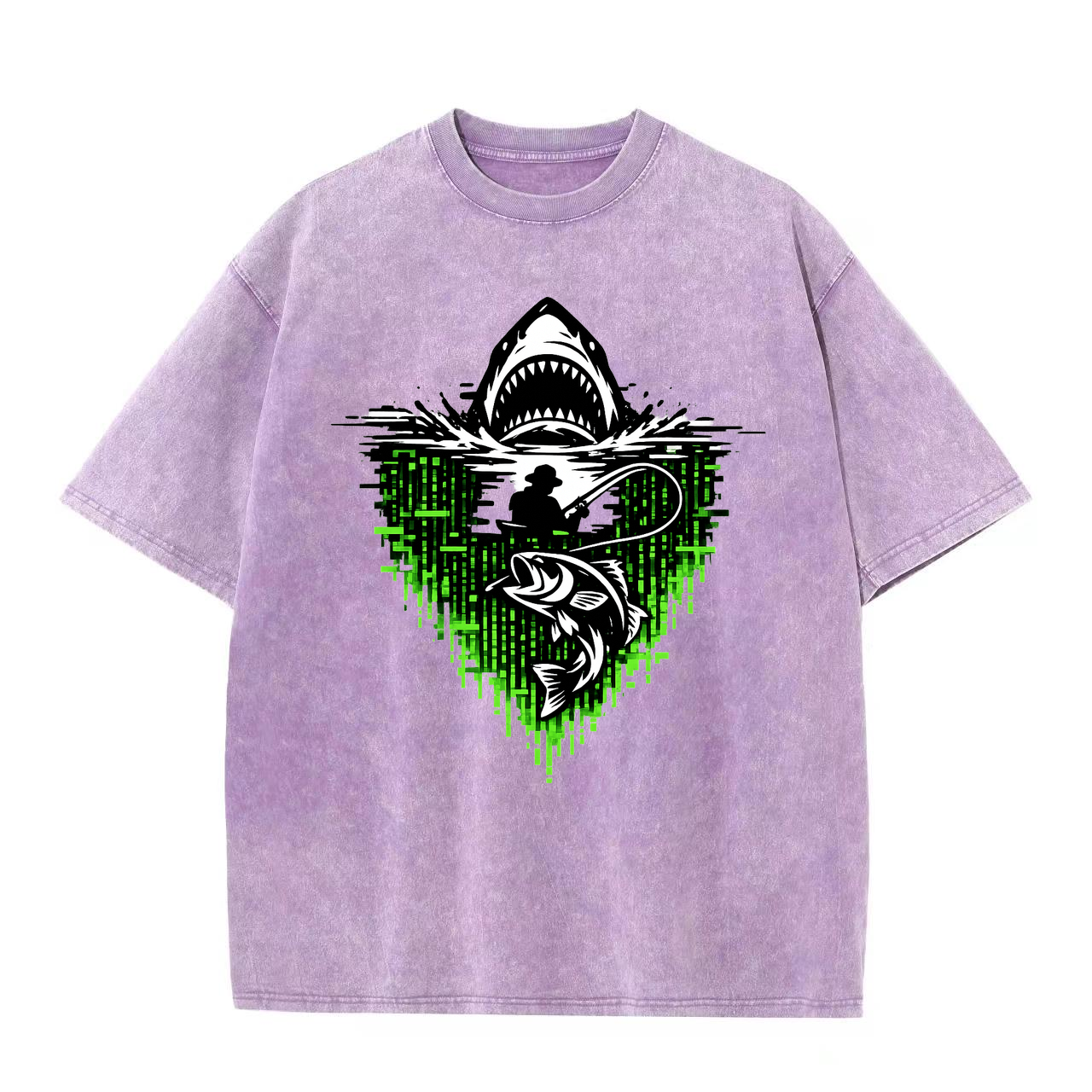 t-shirt Anglerglück am Wasser