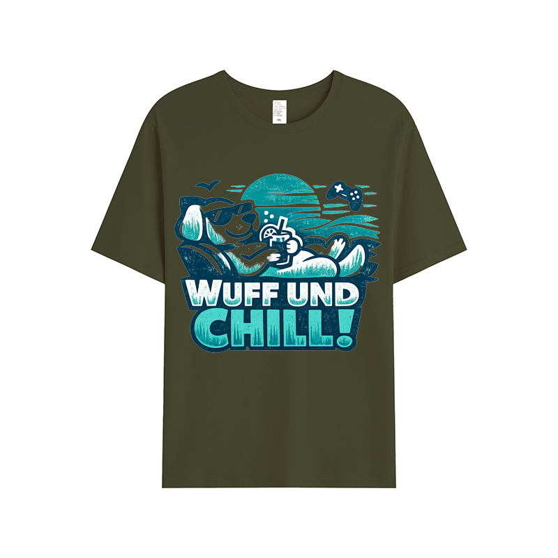 t-shirt Wuff & Chill Hunde-Vibes