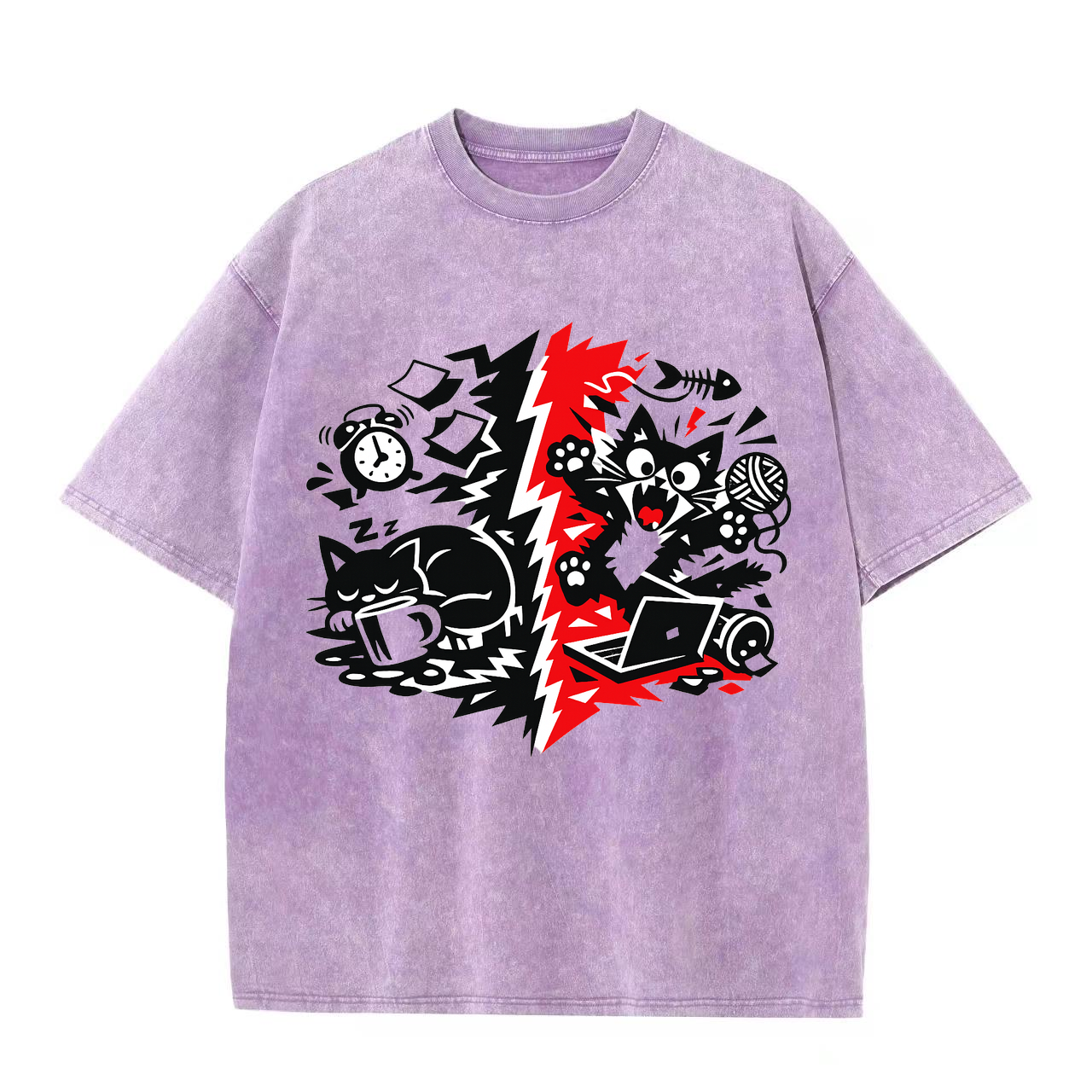 t-shirt Katzenliebe pur