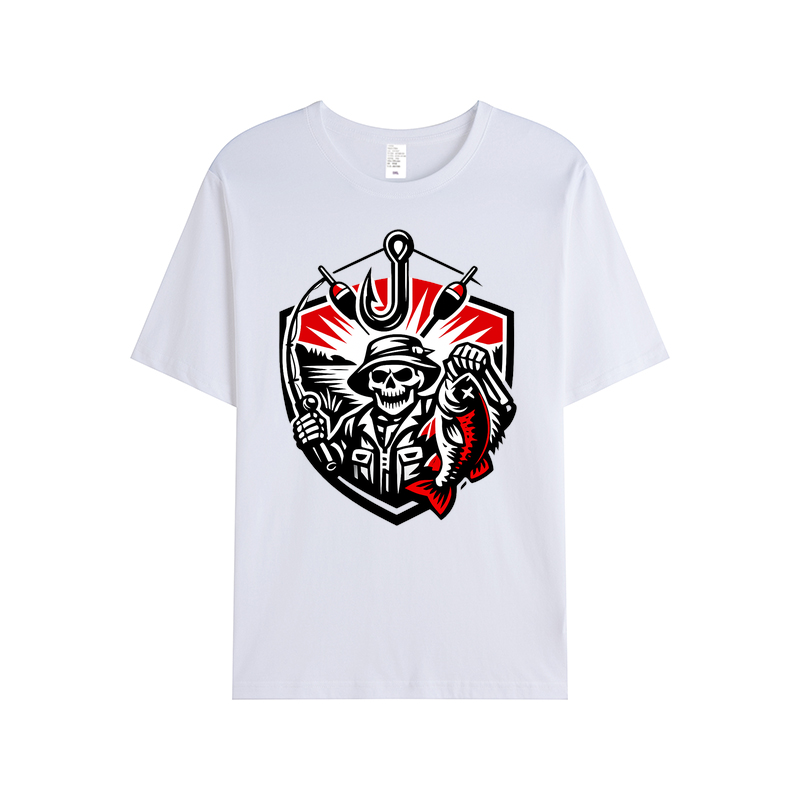 T-Shirt Angelglück am Wasser