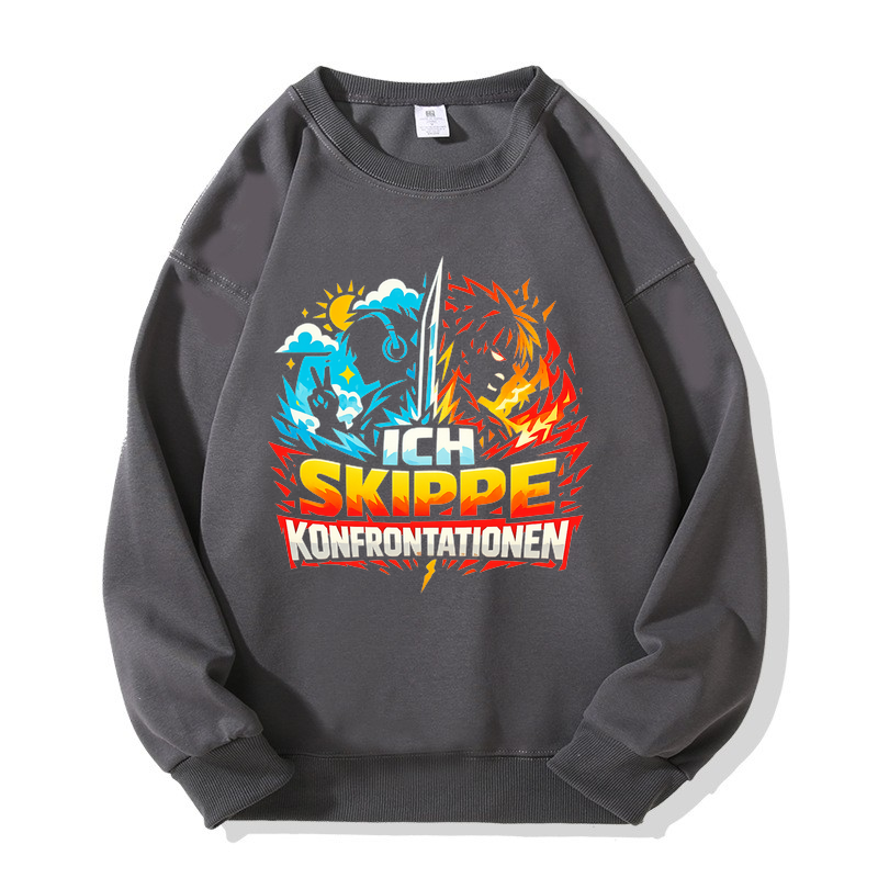 Sweatshirt Konfrontations-Mode: Skippe Ich