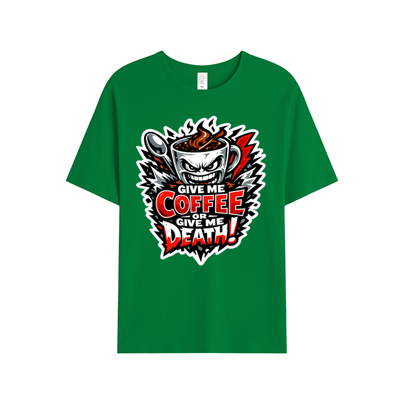 T-Shirt Espresso Riot Emblem: Rebellion für Kaffeekenner
