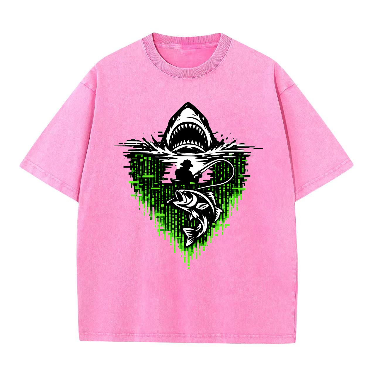 t-shirt Anglerglück am Wasser