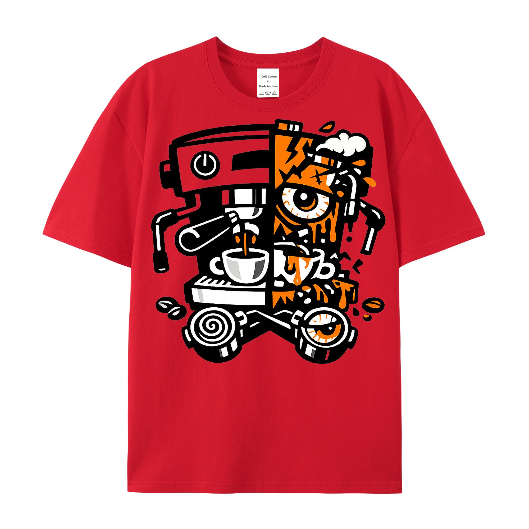 T-shirt Espresso Overthinker – Kaffeeliebe trifft Gedankenka