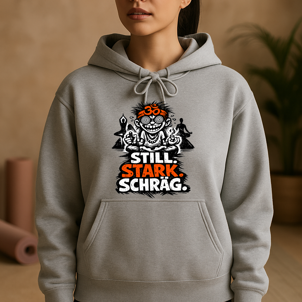 Hoodie ZenVibes Still Stark Schräg