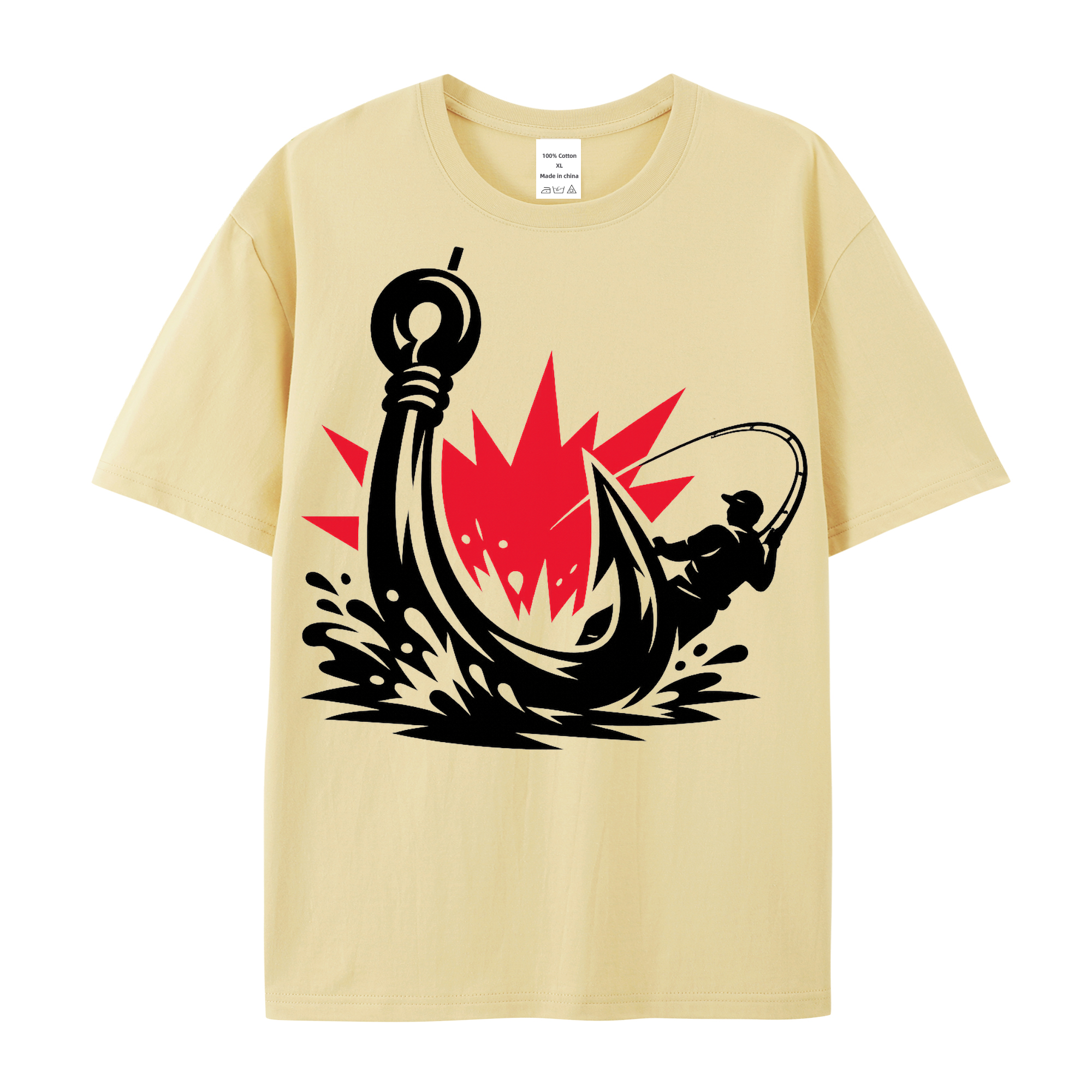 t-shirt Angelglück am Wasser