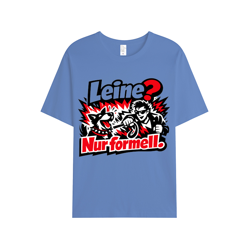 T-Shirt Leine? Nur formell. Hundecharme Edition