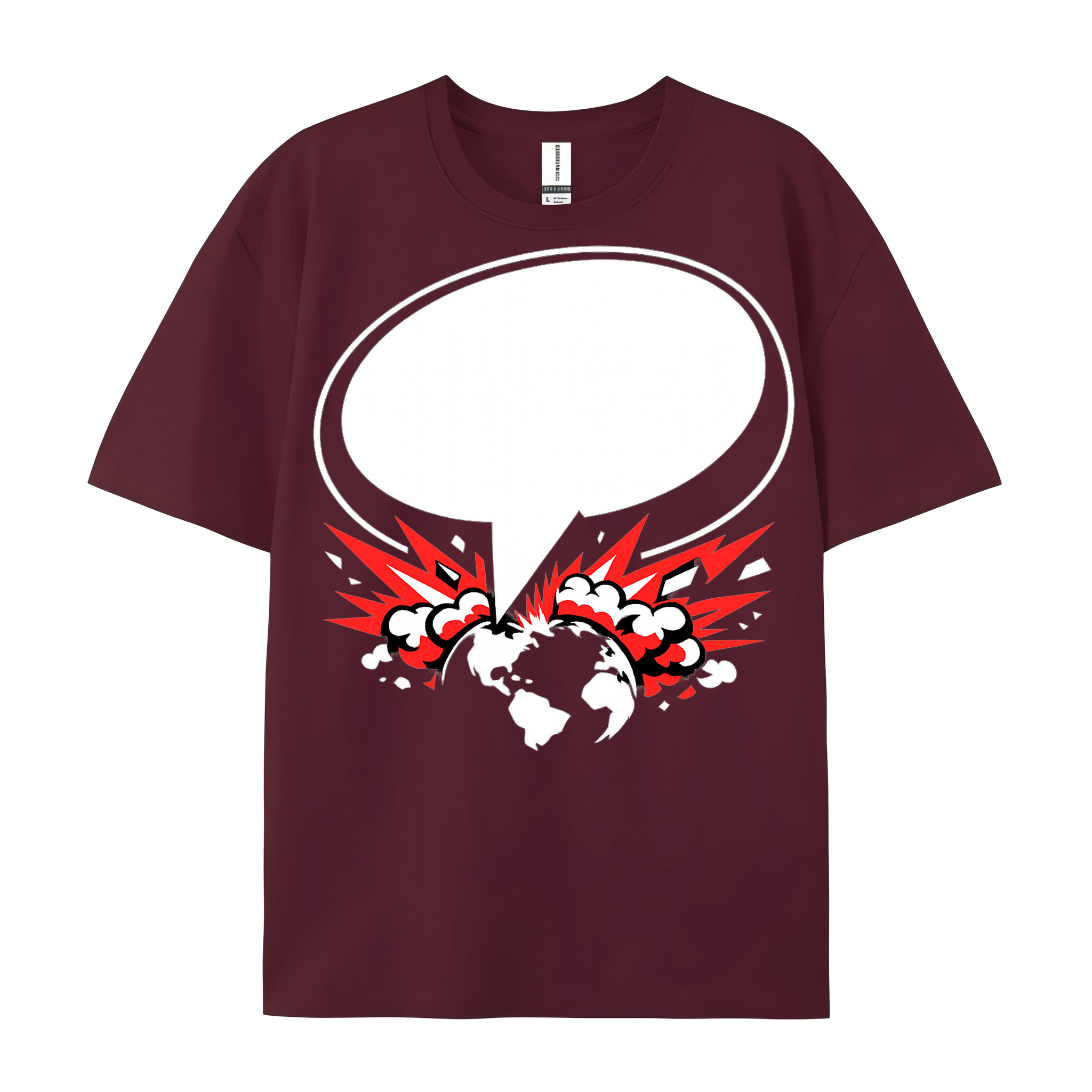 T-shirt Rebellenball im Raster Statement