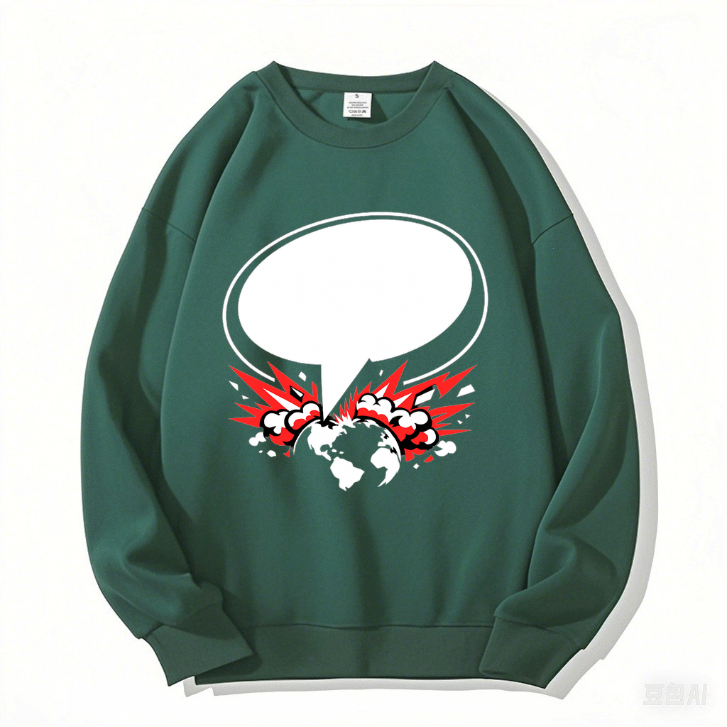 Sweatshirt Rebellenball im Raster