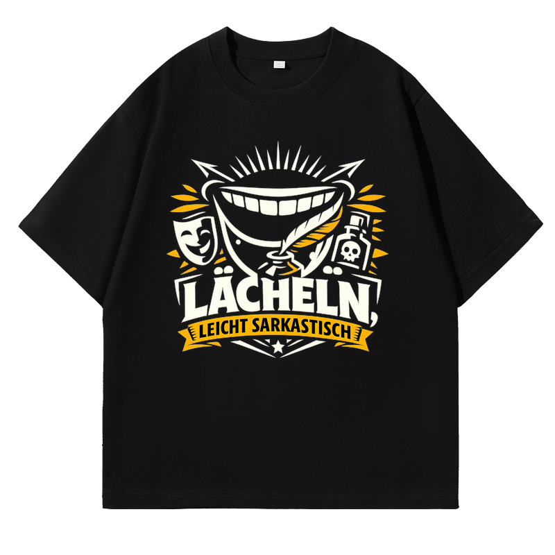 T-shirt Sarkastisches Schimmerlächeln 2026