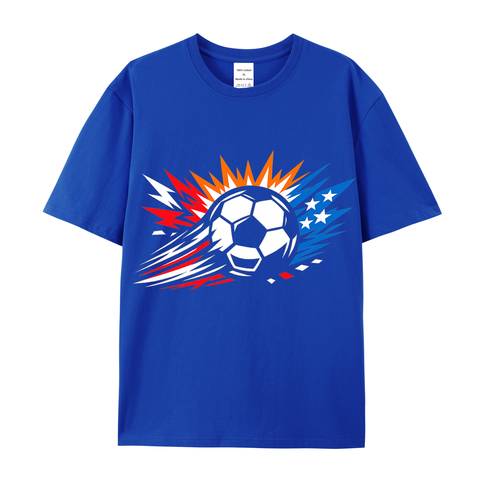 T-shirt Glühender Vektorwirbel Champion Cheers