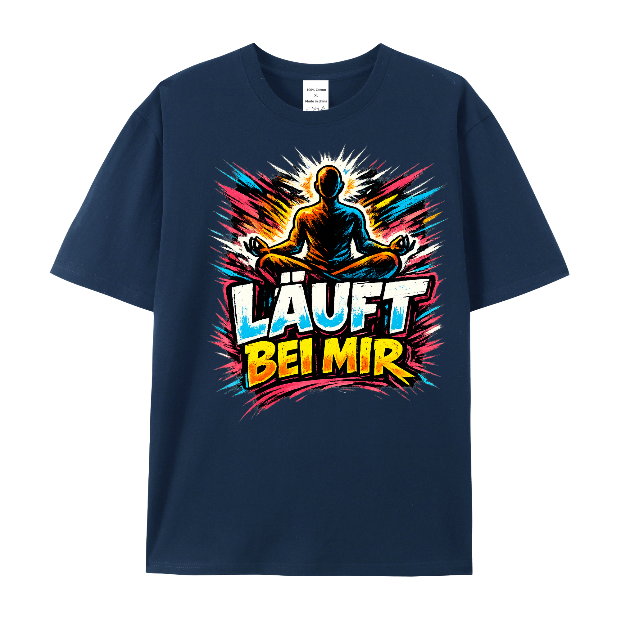 T-Shirt Läuft bei mir Yoga Flow