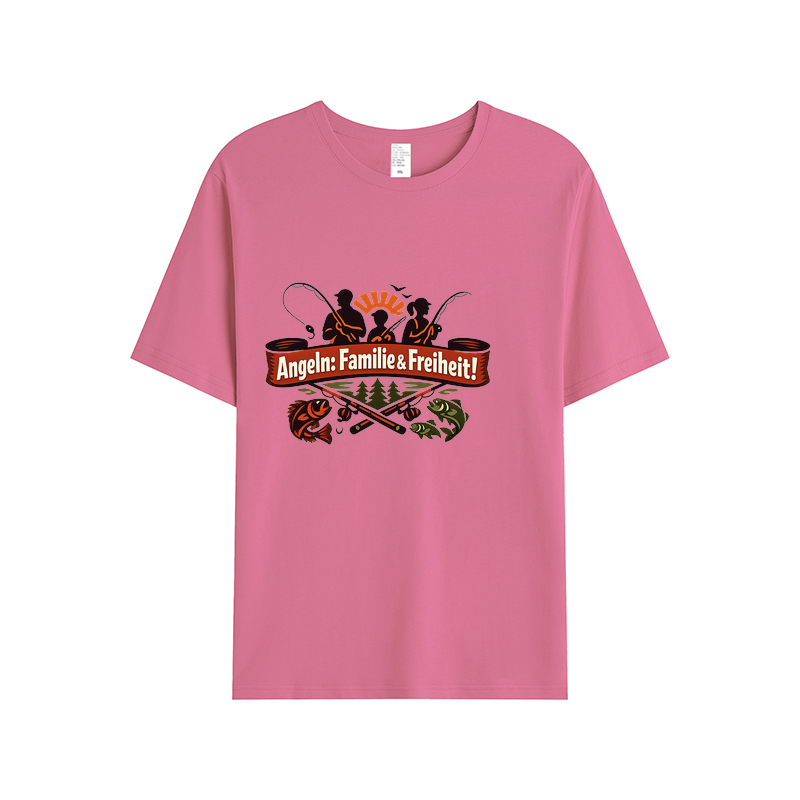 T-Shirt Angelglück: Familie & Freiheit