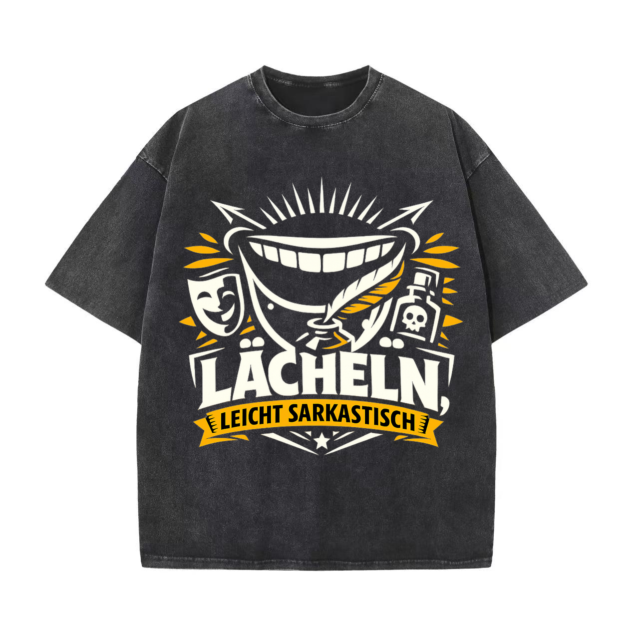 T-shirt Sarkastisches Schimmerlächeln 2026 Lustig