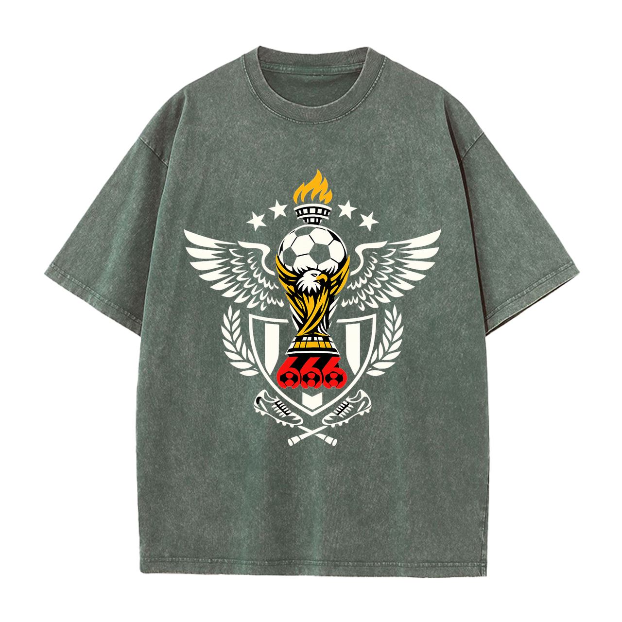 T-shirt Adelspokal-Parodie Vintage-WM Muster