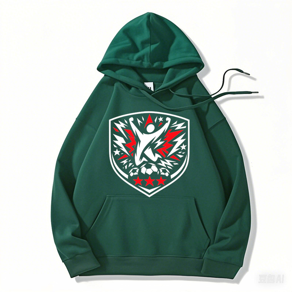 Hoodie Konfetti-Chaos im Lichtwirbel