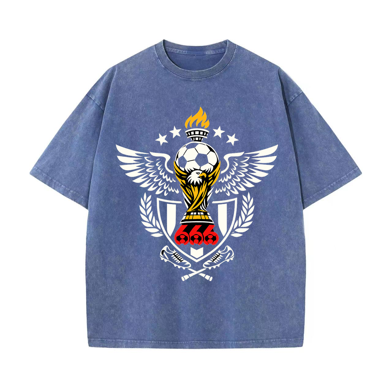 T-shirt Adelspokal-Parodie Vintage-WM Muster