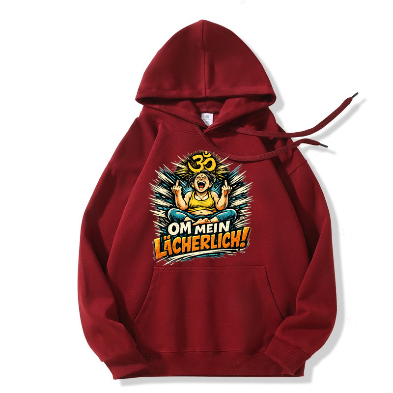 Hoodie Om My Laughter - Yoga Spaß & Entspannung Style