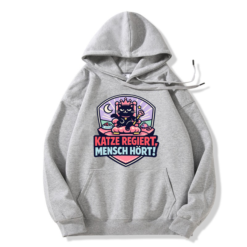 Katze regiert, Mensch hört! Hoodie