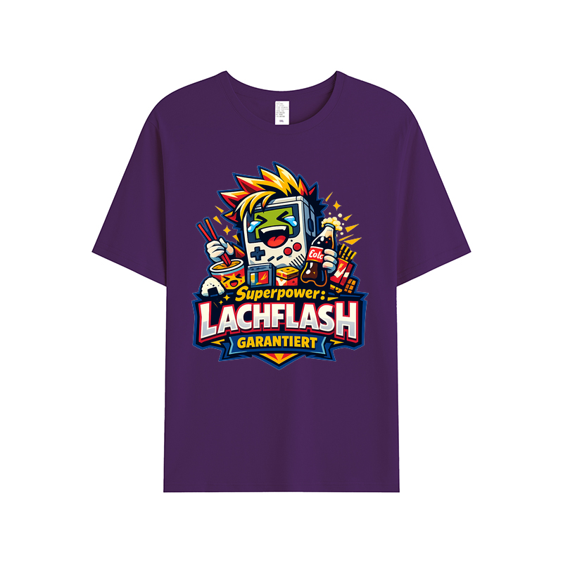 T-Shirt Lachflash Superpower Anime Edition