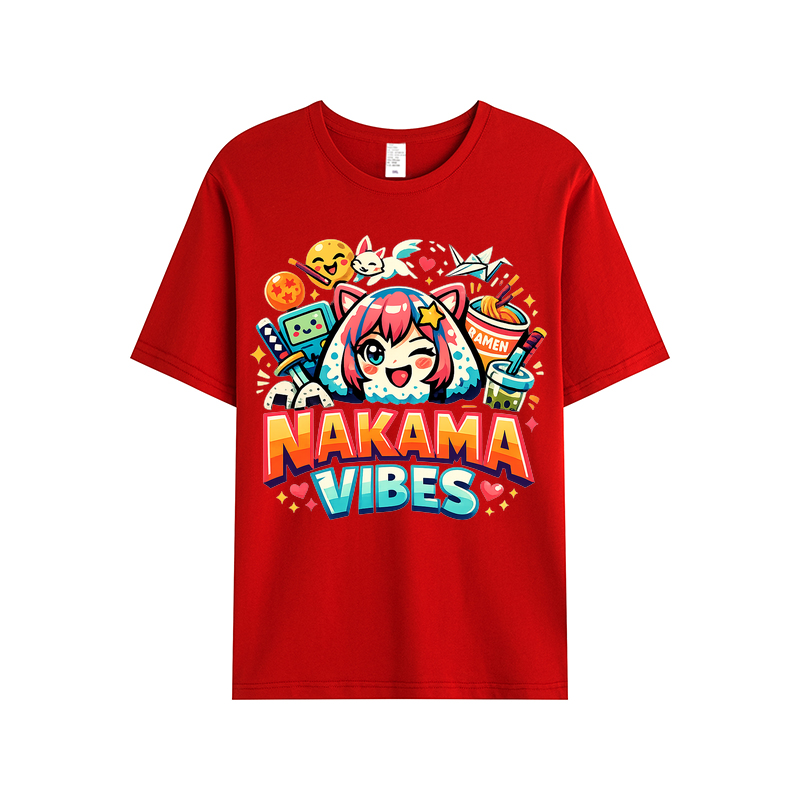 T-Shirt Nakama Vibes – Anime Freundschafts-Design