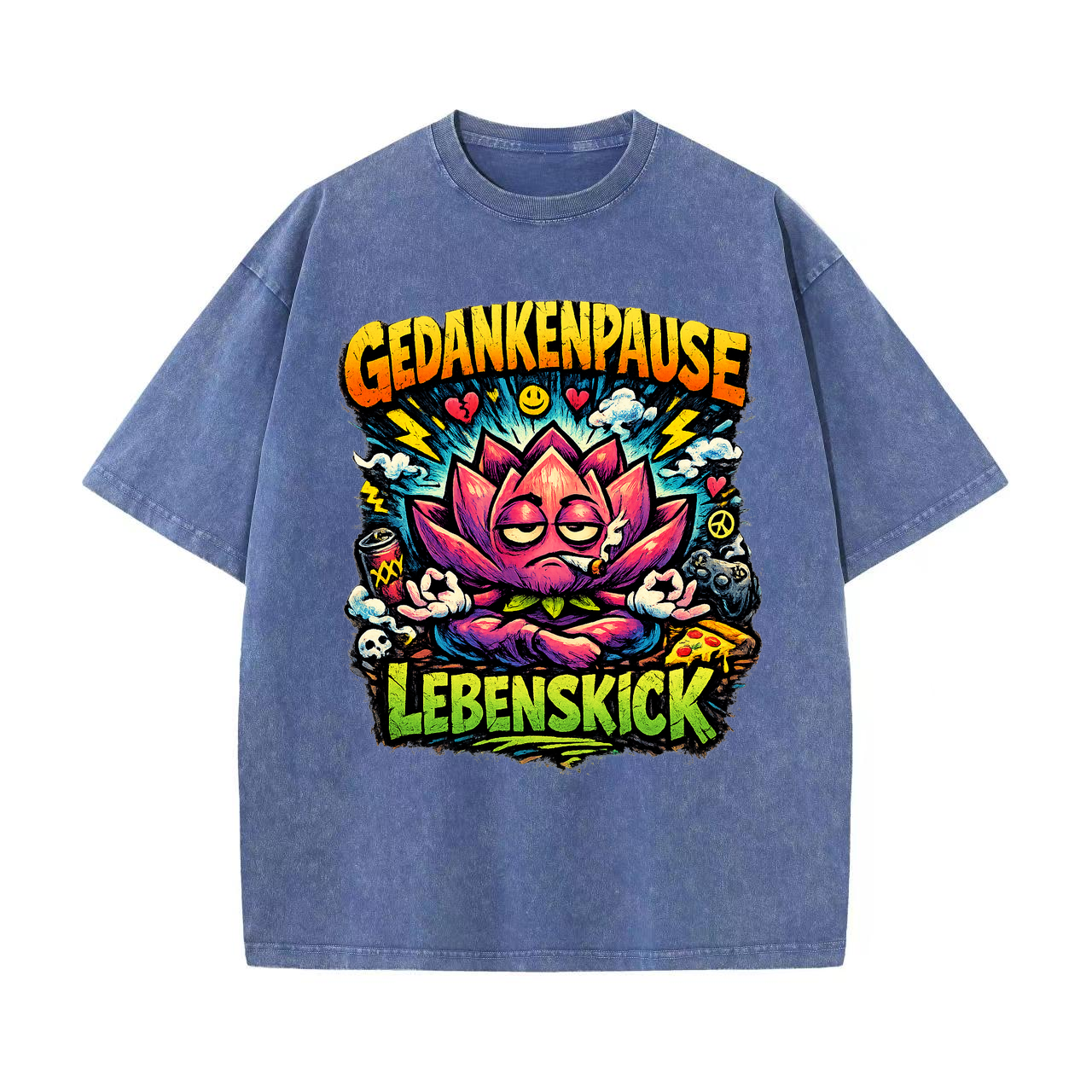 T-Shirt Gedankenpause, Lebenskick Flow