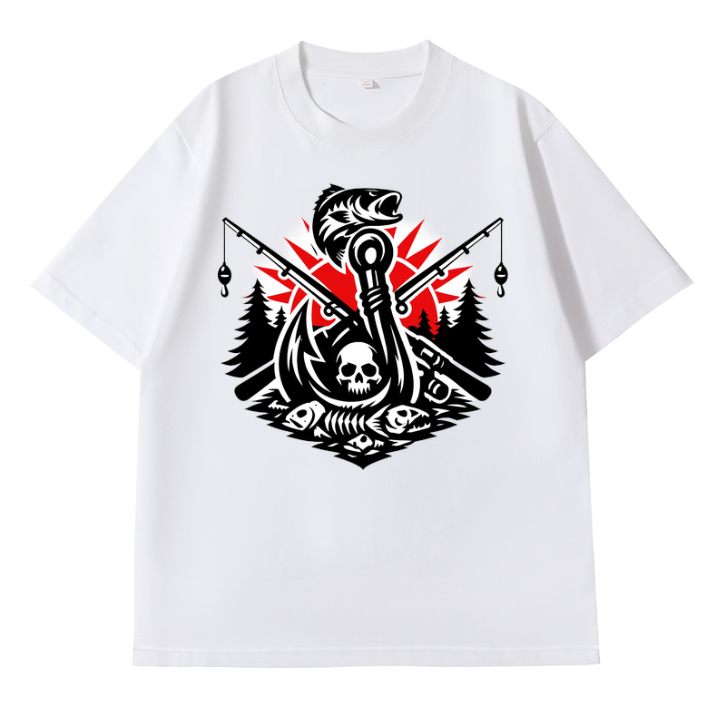 T-Shirt Angelglück am Wasser