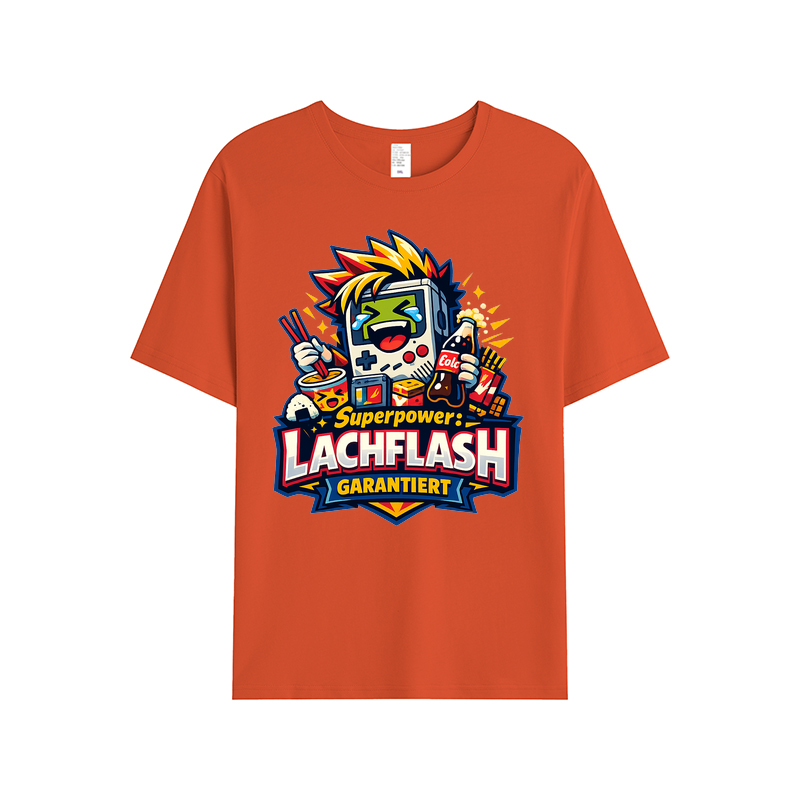 T-Shirt Lachflash Superpower Anime Edition