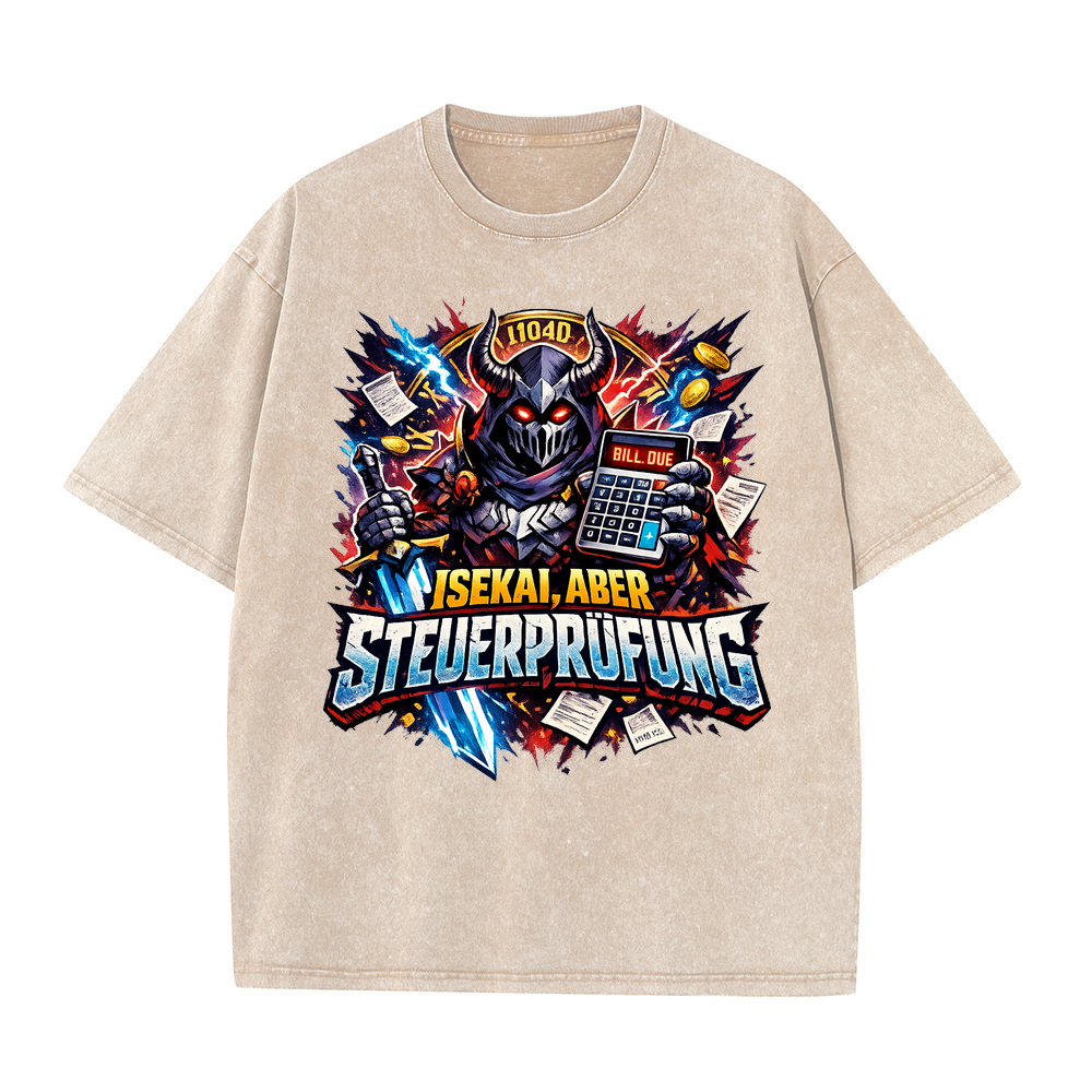 T-Shirt Isekai Steuerprüfung Chaos