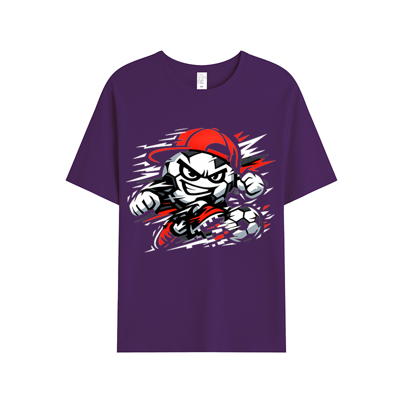 T-shirt Unaufhaltsamer Spielgeist Vektor-Maskottchen