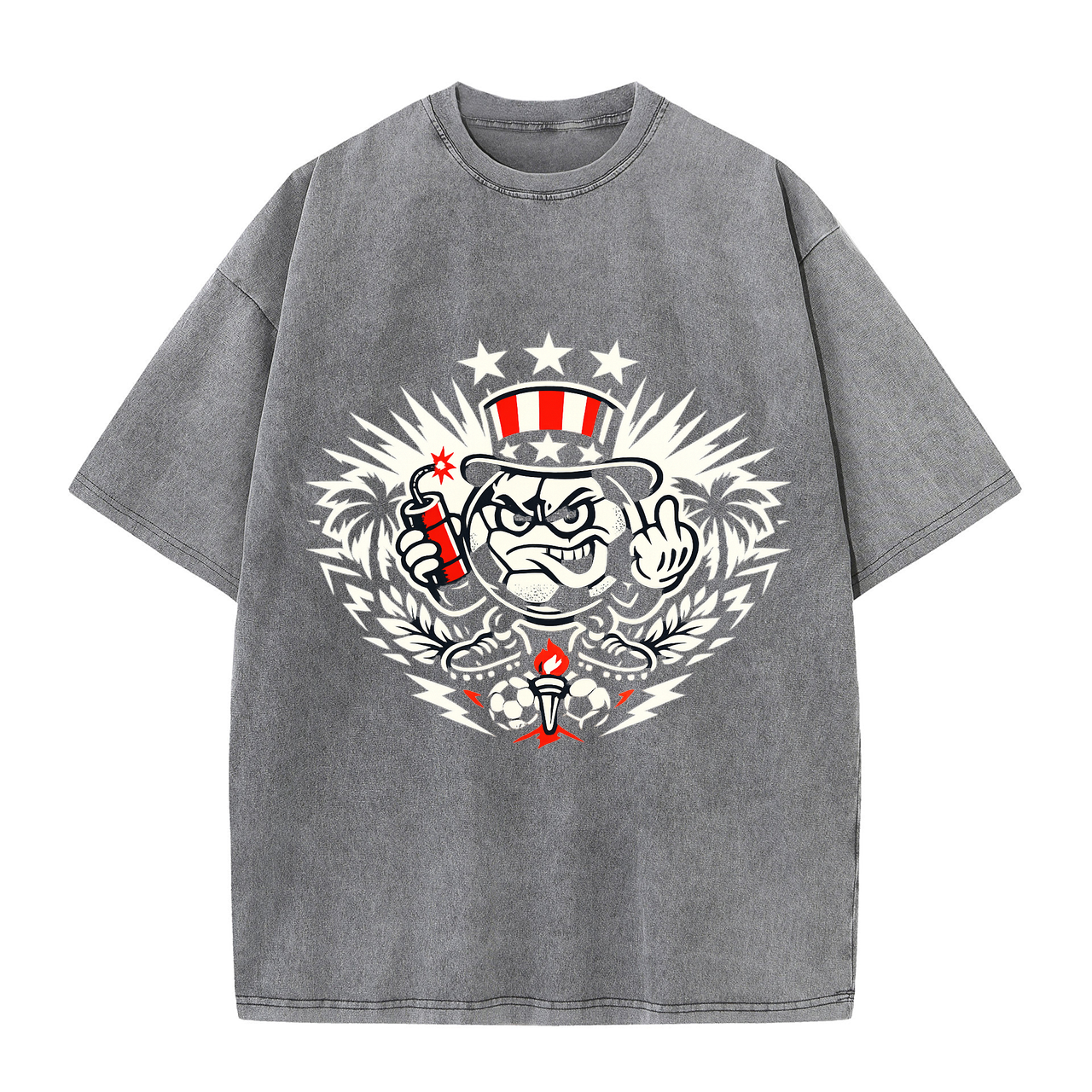 T-shirt Rasender Papierlöwe Vintage Parodie