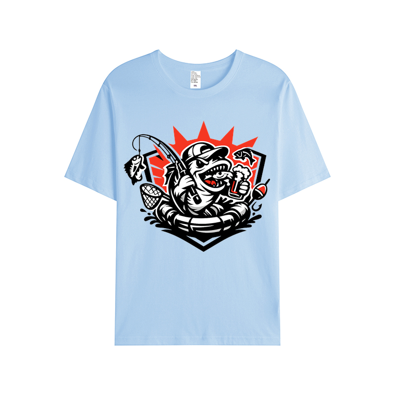 t-shirt Angelglück am Wasser