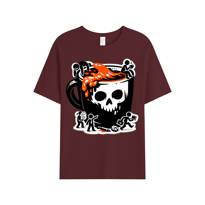 T-shirt Kaffeekollaps Kollegen Büroopfer