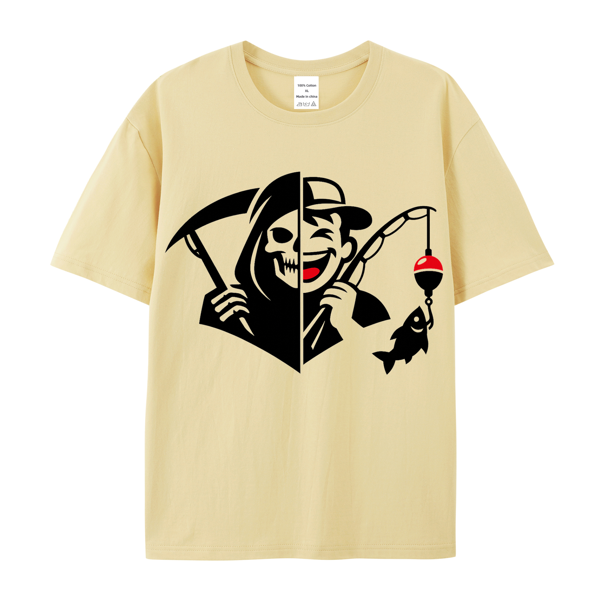 t-shirt Angelglück am Wasser