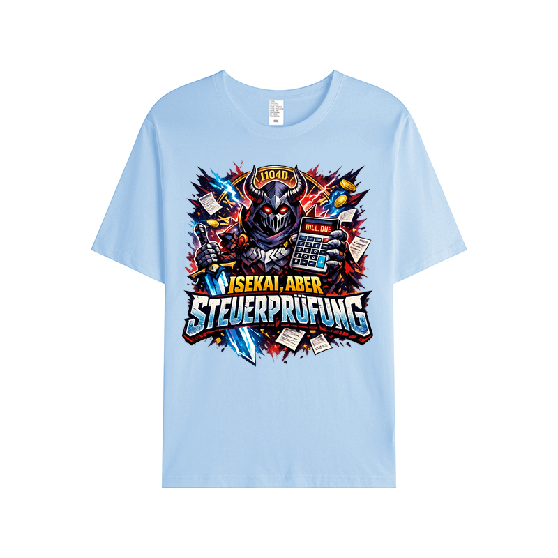 T-Shirt Isekai Steuerprüfung Questmodus