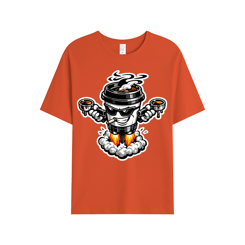 T-shirt Velvet Steam Clash: Kaffeegenuss im Duell