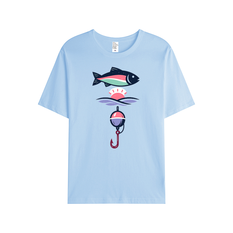 T-Shirt Anglerherz im Netz der Leidenschaft