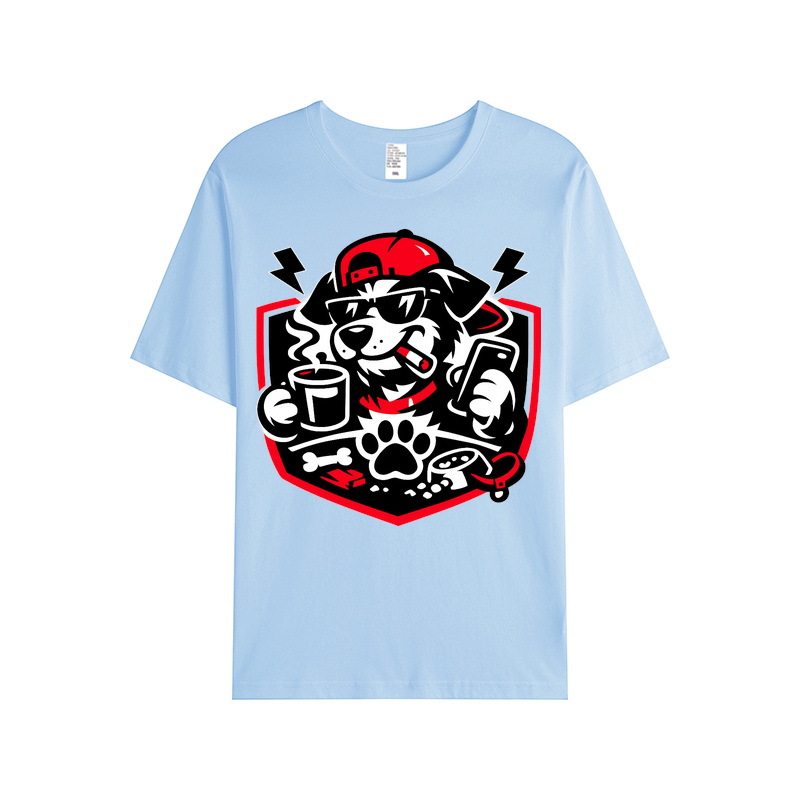 T-Shirt Hundeglück auf vier Pfoten