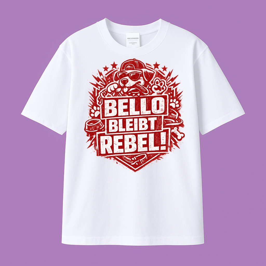 Bello bleibt rebel! t-shirt