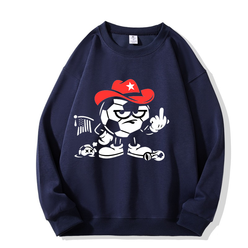 Sweatshirt Weltmeister-Warnsignal im Maskenblick