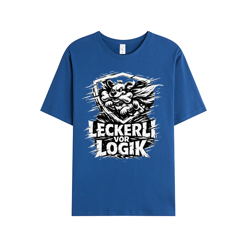 T-Shirt Leckerli vor Logik Hundeliebe