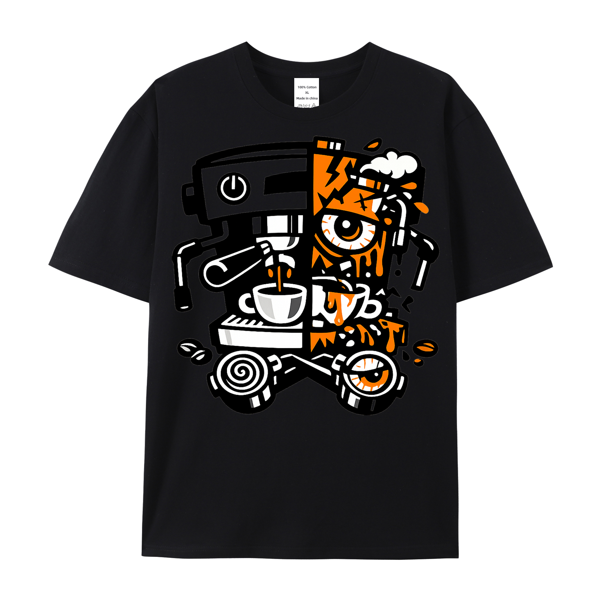 T-shirt Espresso Overthinker – Kaffeeliebe trifft Gedankenka